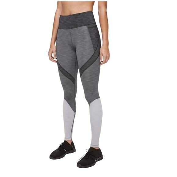 lululemon athletica Pants - Lululemon Women's Early Extension High-Rise Tight *28" Gray Leggings Size 6